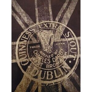 Guinness Extra Stout, Dublin Ireland, black T-Shirt XL/ 2X, original Guinness